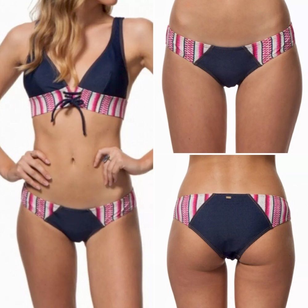 Rip Curl High Desert Luxe Hipster Bikini Bottoms Sz M & XL NWT